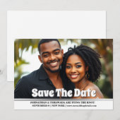 Paren verloving bruiloft aankondiging foto (Voorkant / Achterkant)