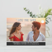 Paren verloving FOTO trouwaankondiging DIY Kaart (Staand voorkant)