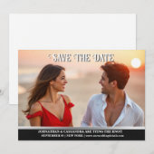 Paren verloving FOTO trouwaankondiging DIY Kaart (Voorkant / Achterkant)