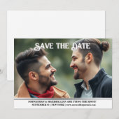 Paren verloving huwelijksaankondiging lgbtq kaart (Voorkant / Achterkant)