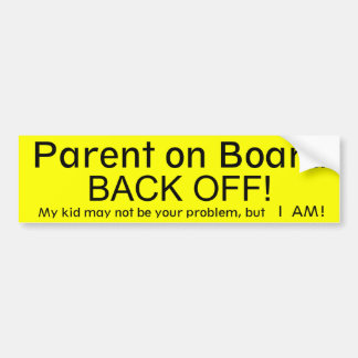 Parent aan boord bumpersticker