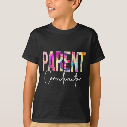 Parent Coordinator Tie Dye Back To School Apprecia T-shirt (Voorkant)