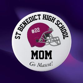Parent Pride SR Night Football Helm Button