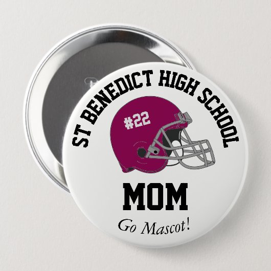 Parent Pride SR Night Football Helm Button (Voorkant /achterkant)