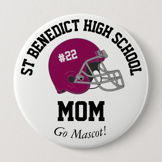 Parent Pride SR Night Football Helm Button (Voorkant)