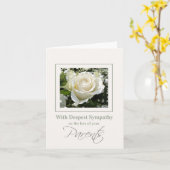 Parentenverlies sympathie Roos Kaart (Gele Bloem)
