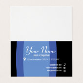 PARENTHESE Collectie Gevouwen Visitekaartje (Buitenkant ongevouwen)