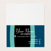 PARENTHESE Collectie Gevouwen Visitekaartje (Buitenkant ongevouwen)