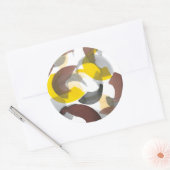 Parenthesis II Ronde Sticker (Envelop)