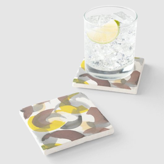 Parenthesis II Stenen Onderzetter (Zijkant)