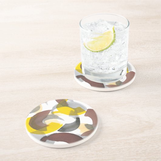 Parenthesis II Zandsteen Onderzetter (Zijkant)