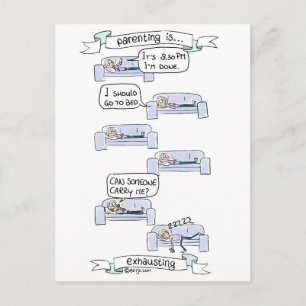 Parenting is... briefkaart