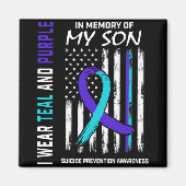 Parents In Memory Of Son Suicide Awareness Prevent Magneet (Voorkant)