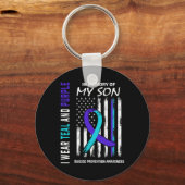 Parents In Memory Of Son Suicide Awareness Prevent Sleutelhanger (Voorkant)