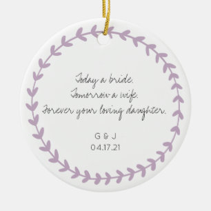 Parents Mother Father of the Bride Thank You Gift Keramisch Ornament