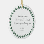 Parents of the Groom Thank You Gift - Simple Keramisch Ornament (Rechts)