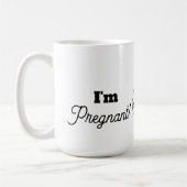 Parents-to-be Faux Lace Koffiemok (Links)