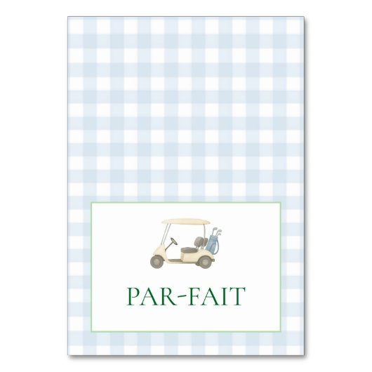 parfait table Kaart (Voorkant)