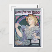 Parfum, Alphonse Mucha Briefkaart (Voorkant / Achterkant)