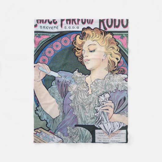 Parfum, Alphonse Mucha Fleece Deken (Voorkant)
