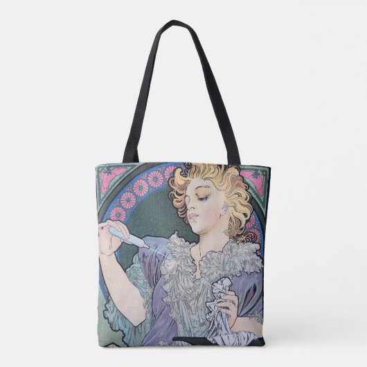 Parfum, Alphonse Mucha Tote Bag (Achterkant)