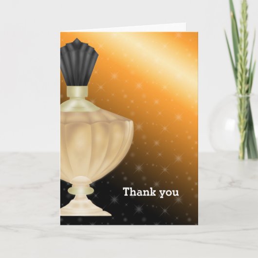parfum bedankkaart (Voorkant)