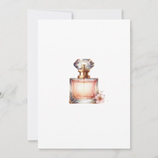 parfum brief kaart (Voorkant)