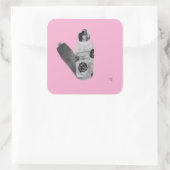 Parfum D’eau Vierkante Sticker (Tas)