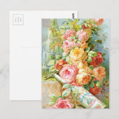 parfum en Rozen Briefkaart (Voorkant / Achterkant)