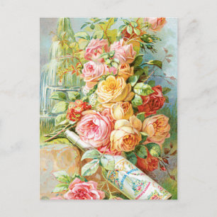 parfum en Rozen Briefkaart