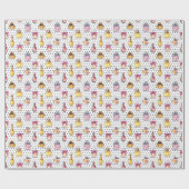 Parfum flespatroon cadeaupapier (Vlak)