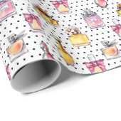 Parfum flespatroon cadeaupapier (Rol Hoek)