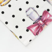 Parfum flespatroon fleece deken (Hoek)