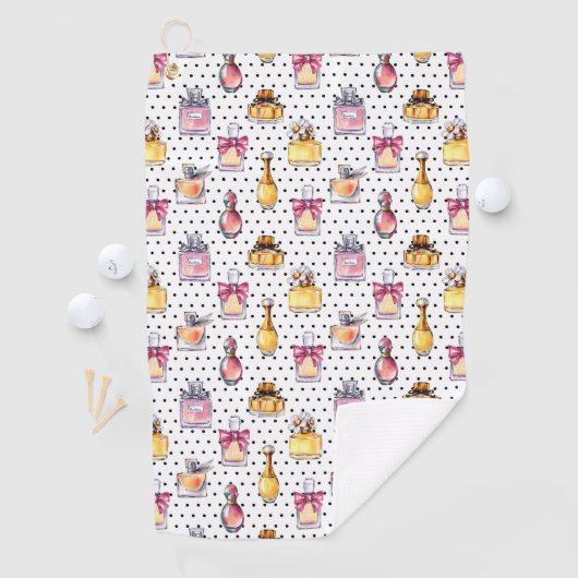Parfum flespatroon golfhanddoek (Insitu)