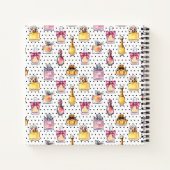 Parfum flespatroon notitieboek (Achterkant)