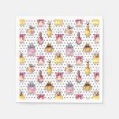 Parfum flespatroon servet (Voorkant)