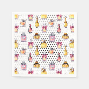 Parfum flespatroon servet