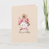 Parfum gepersonaliseerde verjaardag of elke gelege kaart (Voorkant)