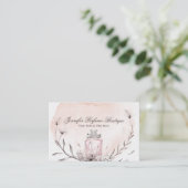 Parfum Geur Essentiële Oliën Handtekening Script Visitekaartje (Staand voorkant)