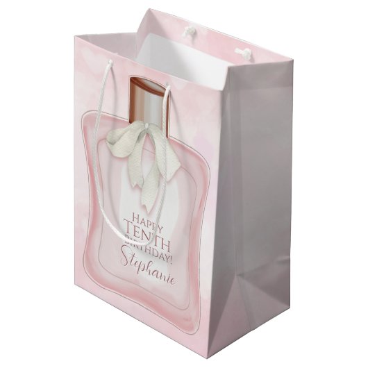 Parfum Glam Feestje Medium Cadeauzakje (Voorkant Gekanteld)