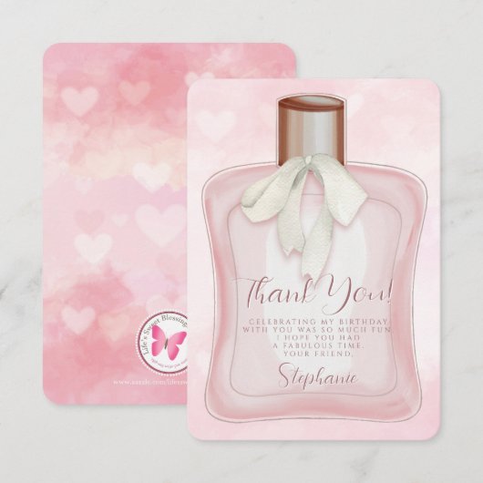 Parfum Glam Party Kaart (Voorkant / Achterkant)