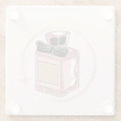 Parfum Glazen Onderzetter (Achterkant)