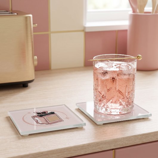 Parfum Glazen Onderzetter