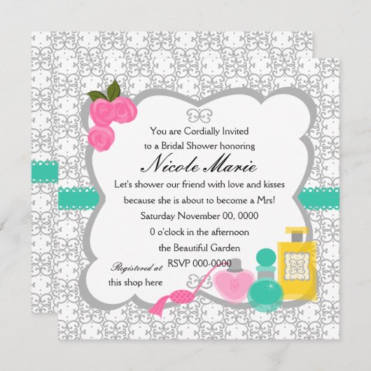 parfum kaart (Voorkant / Achterkant)