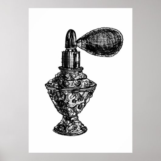 parfum Mode schets Poster (Voorkant)