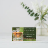 Parfum ontwerper winkel parfum fles visitekaartje (Staand voorkant)
