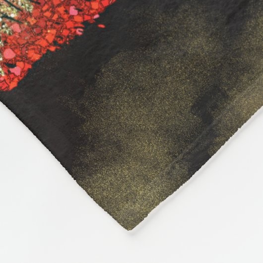 Parfum parfum Rozen Heels & lipstick Fleece Deken (Hoek)