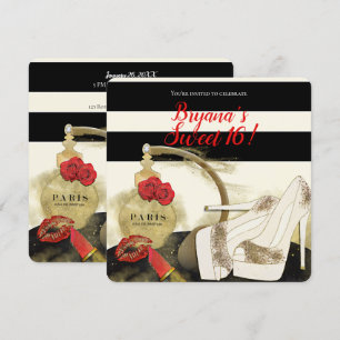 Parfum parfum Rozen heels & lipstick party Kaart