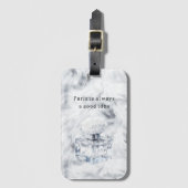 Parfum 'Parijs is altijd een goed idee' Bagagelabel (Voorkant (verticaal))
