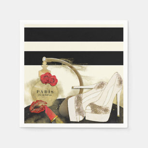 Parfum Parijs Parfums Rozen Hoge Hakken & Lippenst Servet